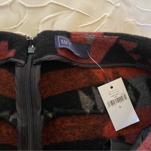Gap NWT Tribal Print Mini Skirt Sz 8 - Picture 6 of 9